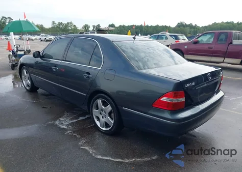 2004 Lexus Ls 430 из США, поврежденный, VIN JTHBN36F840168383